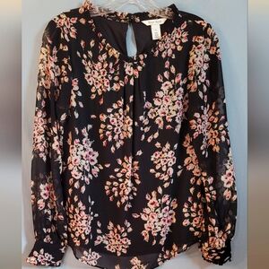 Floral Blouse- White House Black Market-